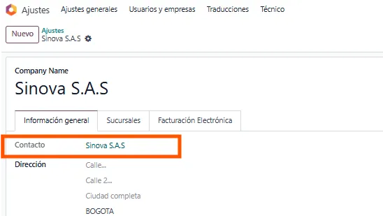 Company Address